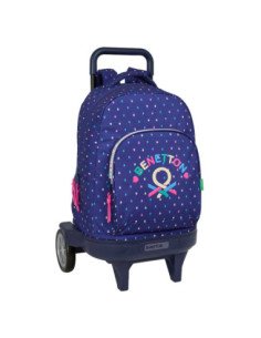 Mochila Grande con Ruedas Compact Evol. Ext. Benetton "Drop" | Reino Escolar: Mochilas y Regalos