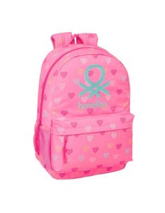 Mochila Adaptable a Carro Benetton "Heart" | Reino Escolar: Mochilas y Regalos