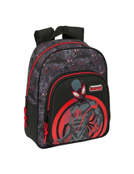 Mochila Infantil Bolsillos Adaptable a Carro Miles Morales | Reino Escolar: Mochilas y Regalos