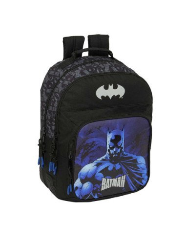 Mochila Doble Adaptable a Carro Batman | Reino Escolar: Mochilas y Regalos