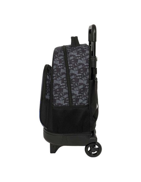Mochila Grande con Ruedas Compact Extraible Batman | Reino Escolar: Mochilas y Regalos