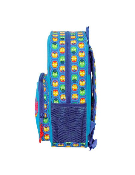 Mochila Infantil Bolsillos Adaptable a Carro Iron Man | Reino Escolar: Mochilas y Regalos