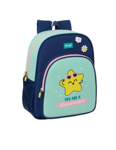 Mochila Junior Adaptable a Carro Mr. Wonderful "Estrella" | Reino Escolar: Mochilas y Regalos