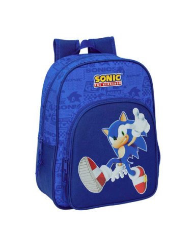 Mochila Infantil Adaptable a Carro Sonic | Reino Escolar: Mochilas y Regalos