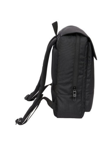 Mochila Con Solapa Portatil 13.3'' + Usb Real Madrid Premium | Reino Escolar: Mochilas y Regalos