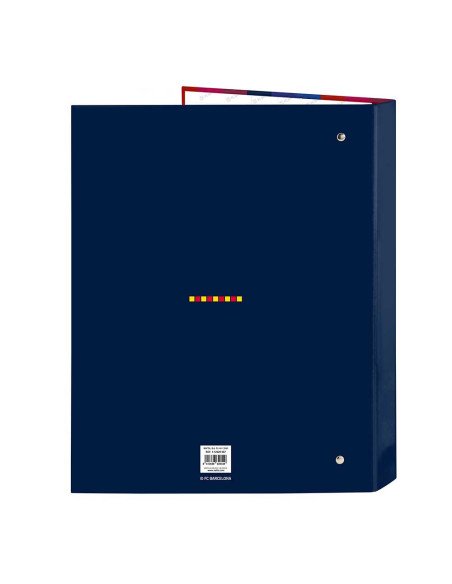 Carpeta Folio 4 Anillas Mixtas FC Barcelona 1ª Equipación 26/27