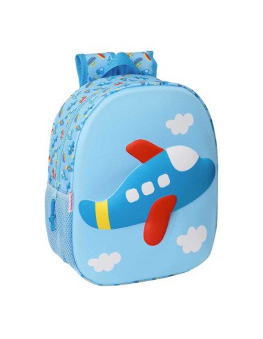 Mochila 3D SAFTA 3D Avion | Reino Escolar