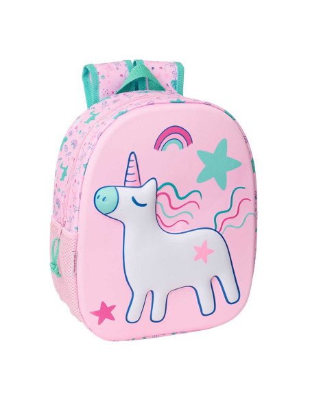 Mochila 3D SAFTA 3D Unicornio | Reino Escolar