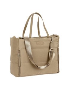 Bolso Con Bolsillo Para Portatil 14.1'' Moos Capsula Acolchado "Camel" | Reino Escolar: Mochilas y Regalos