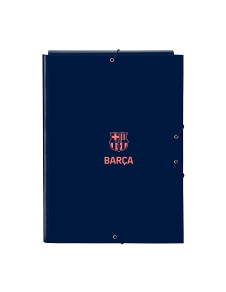 Carpeta Folio 3 Solapas F.C.Barcelona 2ª Equipacion | Reino Escolar: Mochilas y Regalos
