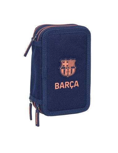 Plumier Triple 37 Pcs F.C.Barcelona 2ª Equipacion | Reino Escolar: Mochilas y Regalos