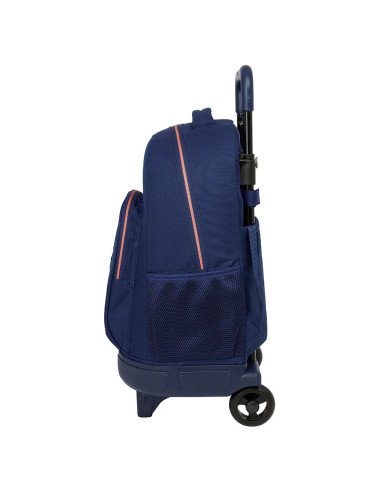 Mochila Grande Con Ruedas Compact Extraible F.C.Barcelona 2ª Equipacion | Reino Escolar: Mochilas y Regalos
