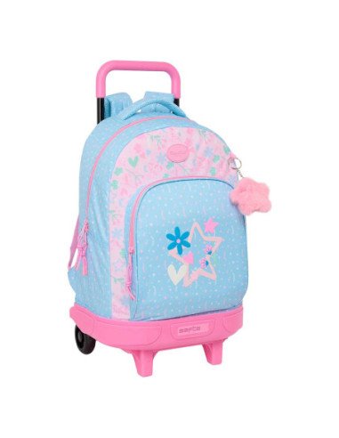 Mochila Grande con Ruedas Compact Extraible Blackfit8 "Smile" | Reino Escolar: Mochilas y Regalos