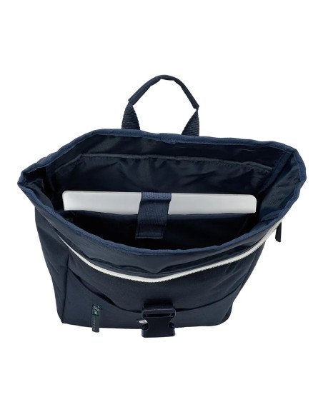 Mochila Solapa Para Portatil 15.6'' Real Madrid 2ª Equipacion 25/26 | Reino Escolar: Mochilas y Regalos