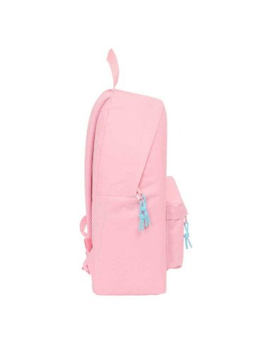 Mochila Benetton Basics "Rosa Pastel" | Reino Escolar