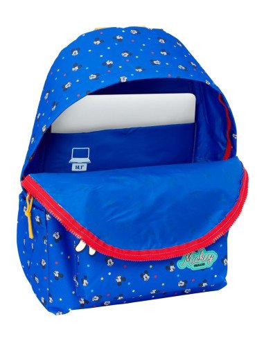 Mochila Para Portatil 14.1" Mickey Mouse | Reino Escolar: Mochilas y Regalos