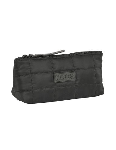 Neceser Cuadrado Moos Capsula Acolchado "Negro" | Reino Escolar: Mochilas y Regalos