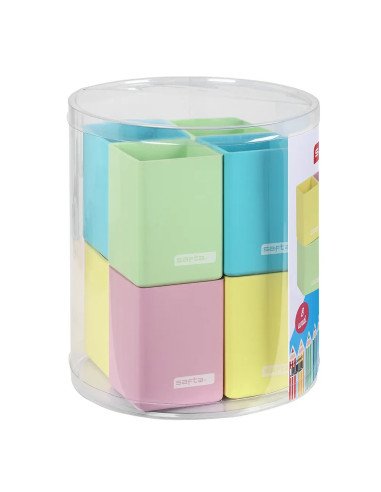Set 8 Cubiletes Silicona Surt. Safta | Reino Escolar: Mochilas y Regalos