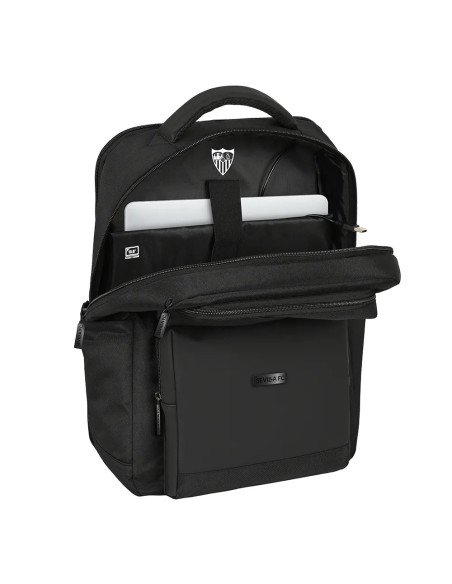 Mochila 2 Bolsillos Portatil 15.6''  +  Usb Sevilla Fc "Premium" | Reino Escolar: Mochilas y Regalos