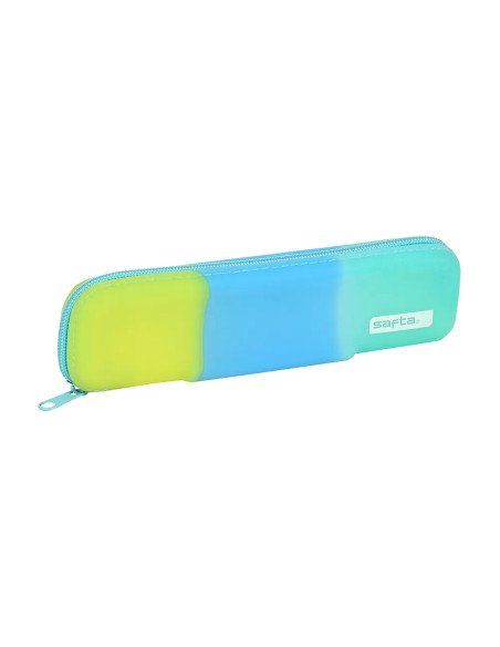 Portatodo Estrecho Silicona Safta Silicona Tricolor | Reino Escolar: Mochilas y Regalos