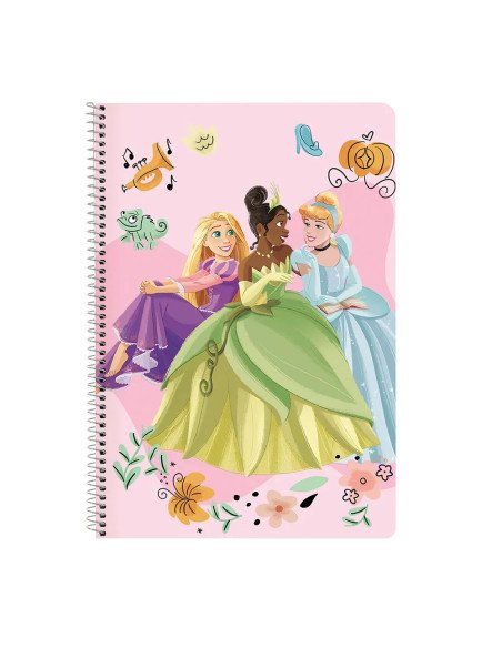 Libreta Folio 80 H. Tapas Duras Princesas Disney "Magical" | Reino Escolar: Mochilas y Regalos