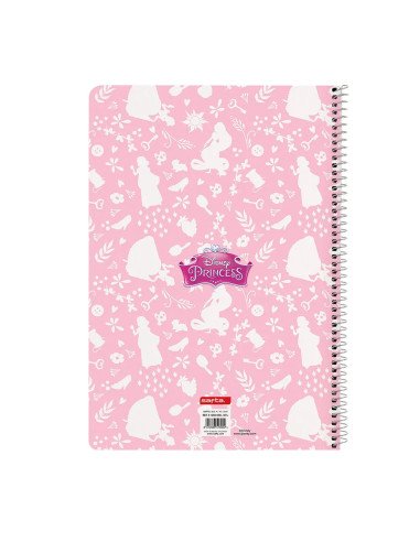 Libreta Folio 80 H. Tapas Duras Princesas Disney "Magical" | Reino Escolar: Mochilas y Regalos