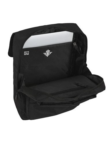 Mochila Con Solapa Portatil 13.3''  +  Usb Real Betis Balompie Premium | Reino Escolar: Mochilas y Regalos