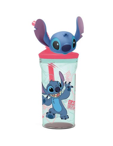 Vaso Figurita 3D 360ml Stitch "Sweet" | Reino Escolar: Mochilas y Regalos