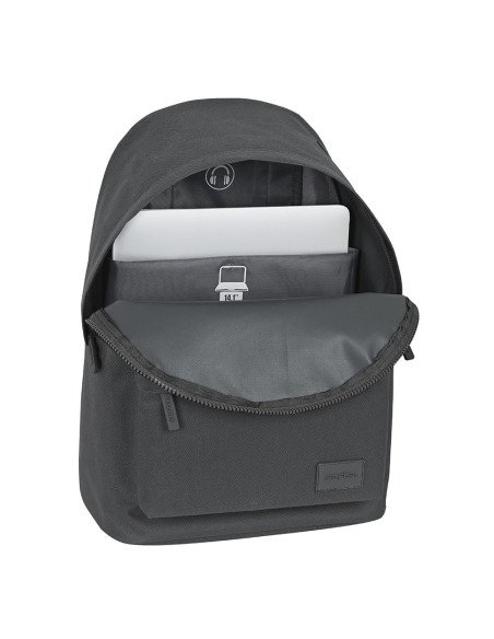 Mochila para Portátil 14.1" SAFTA Basic "Gris" | Reino Escolar
