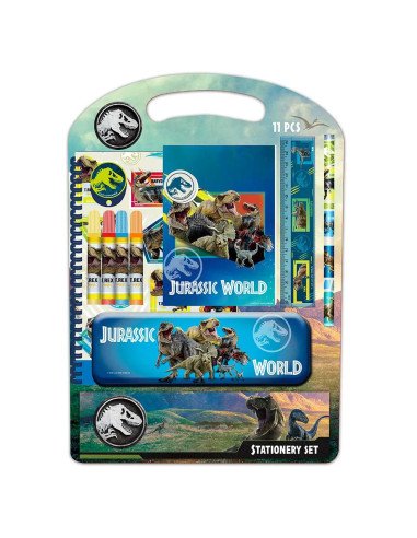 Set Escritura Jurassic World | Reino Escolar: Mochilas y Regalos