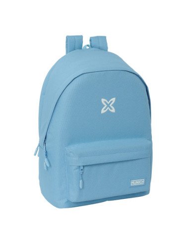 Mochila Doble para Portátil 15.6" + USB Munich Basicos "Azul"