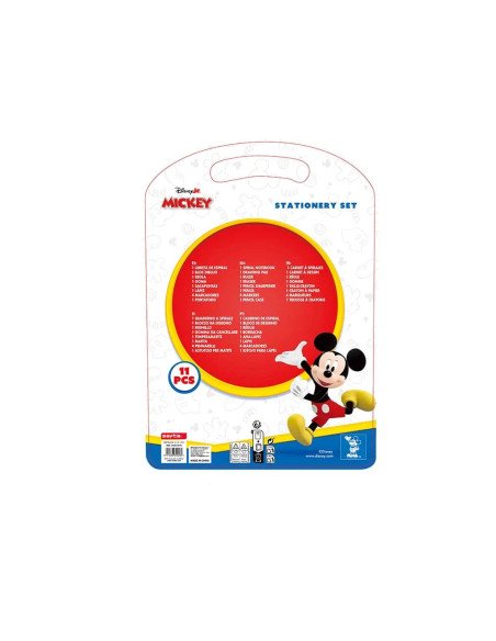 Set Escritura Mickey Mouse "Good Day" | Reino Escolar: Mochilas y Regalos