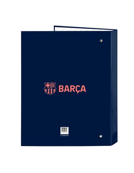Carpeta Folio 4 Ani.Mixtas F.C.Barcelona 2ª Equipacion | Reino Escolar: Mochilas y Regalos
