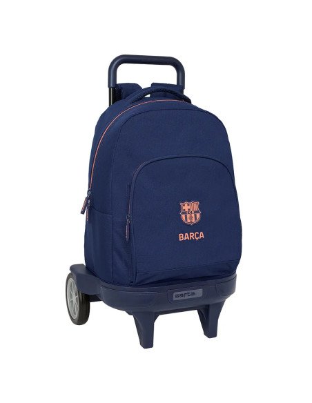 Mochila Grande Con Ruedas Compact Evol. Ext. F.C.Barcelona 2ª Equipacion | Reino Escolar: Mochilas y Regalos