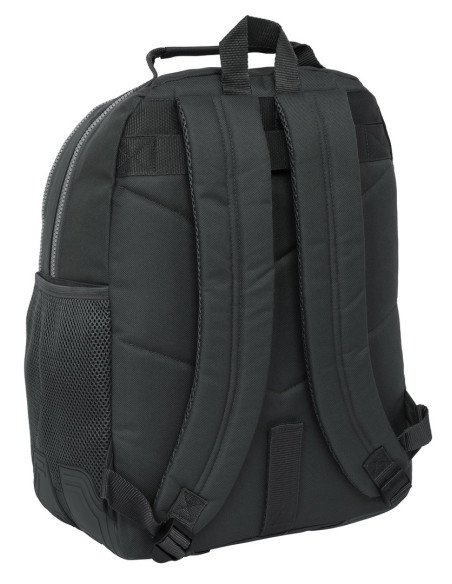 Mochila Doble Con Cantoneras Adaptable A Carro Real Madrid | Reino Escolar: Mochilas y Regalos