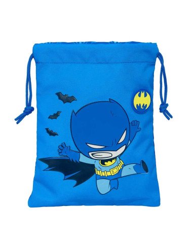 Saquito Merienda Batman Preescolar | Reino Escolar: Mochilas y Regalos