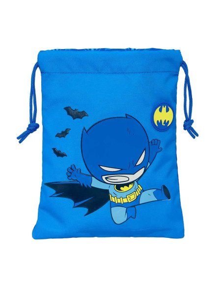 Saquito Merienda Batman Preescolar | Reino Escolar: Mochilas y Regalos