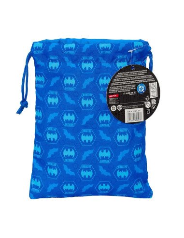 Saquito Merienda Batman Preescolar | Reino Escolar: Mochilas y Regalos