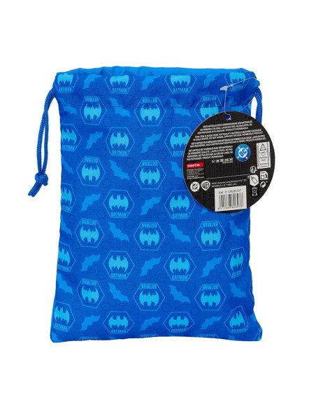 Saquito Merienda Batman Preescolar | Reino Escolar: Mochilas y Regalos