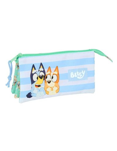 Portatodo Triple Bluey "Sisters" | Reino Escolar: Mochilas y Regalos