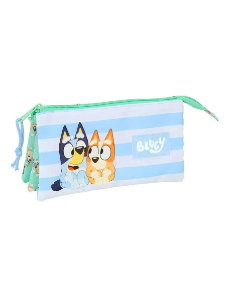 Portatodo Triple Bluey "Sisters" | Reino Escolar: Mochilas y Regalos