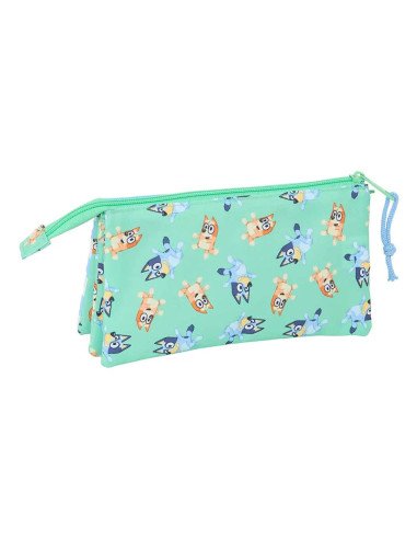 Portatodo Triple Bluey "Sisters" | Reino Escolar: Mochilas y Regalos