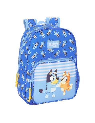 Mochila Infantil Adaptable A Carro Bluey "Let'S Play" | Reino Escolar: Mochilas y Regalos