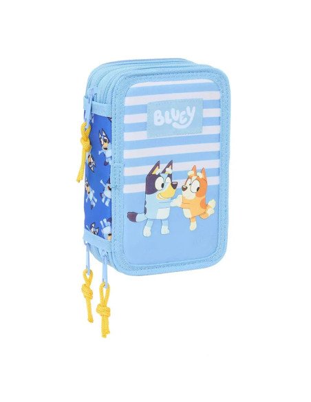 Plumier Triple 37 Pcs Bluey "Let'S Play" | Reino Escolar: Mochilas y Regalos
