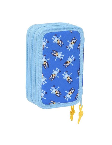 Plumier Triple 37 Pcs Bluey "Let'S Play" | Reino Escolar: Mochilas y Regalos