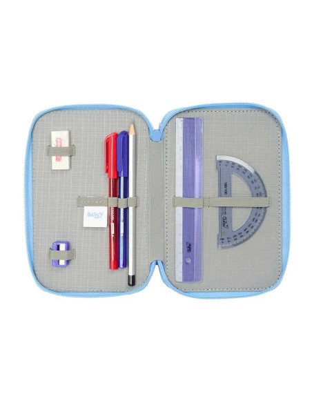 Plumier Triple 37 Pcs Bluey "Let'S Play" | Reino Escolar: Mochilas y Regalos