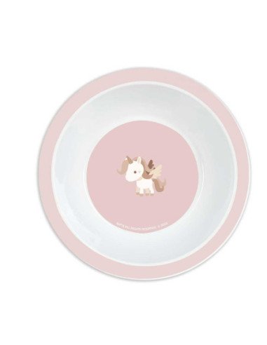 Set de Platos Cubiertos y Vaso SAFTA Preescolar "Unicornio"