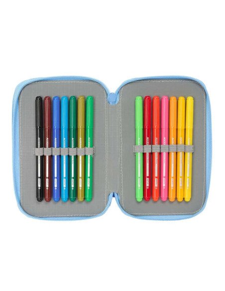 Plumier Triple 37 Pcs Bluey "Let'S Play" | Reino Escolar: Mochilas y Regalos