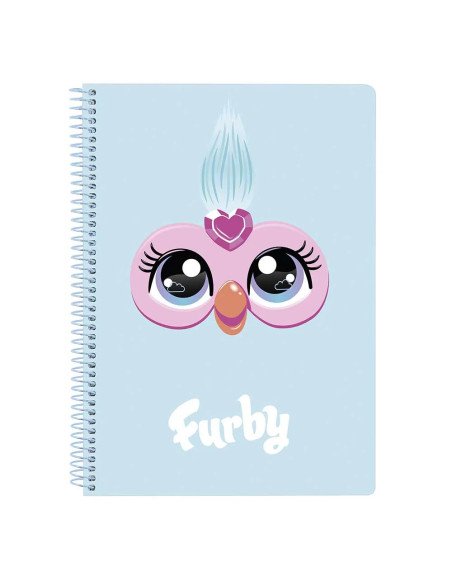 Libreta Cuarto 80 H. Tapas Duras Furby | Reino Escolar: Mochilas y Regalos