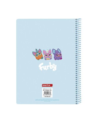 Libreta Cuarto 80 H. Tapas Duras Furby | Reino Escolar: Mochilas y Regalos